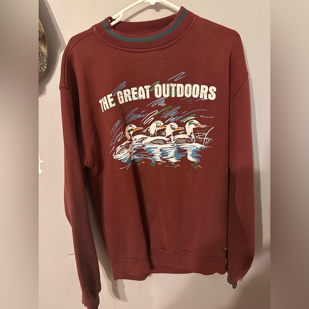 Jansport Men's Burgundy Crewneck Sweater
